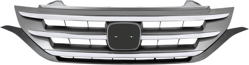 ALMULOO Front Grille Compatible with 2012-2014 Honda CRV CR-V EX/EX-L/LX/Touring Sport Utility 4-Door ABS Grill Replacement for HO1200211 71121T0GA01ZA - Image 1